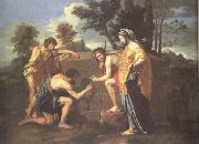 Nicolas Poussin The Arcadian Shepherds (nn03) USA oil painting artist